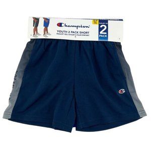 Champion | Boy's Athletic Shorts | 2 Pack | Royal Blue & Navy | Various Sizes